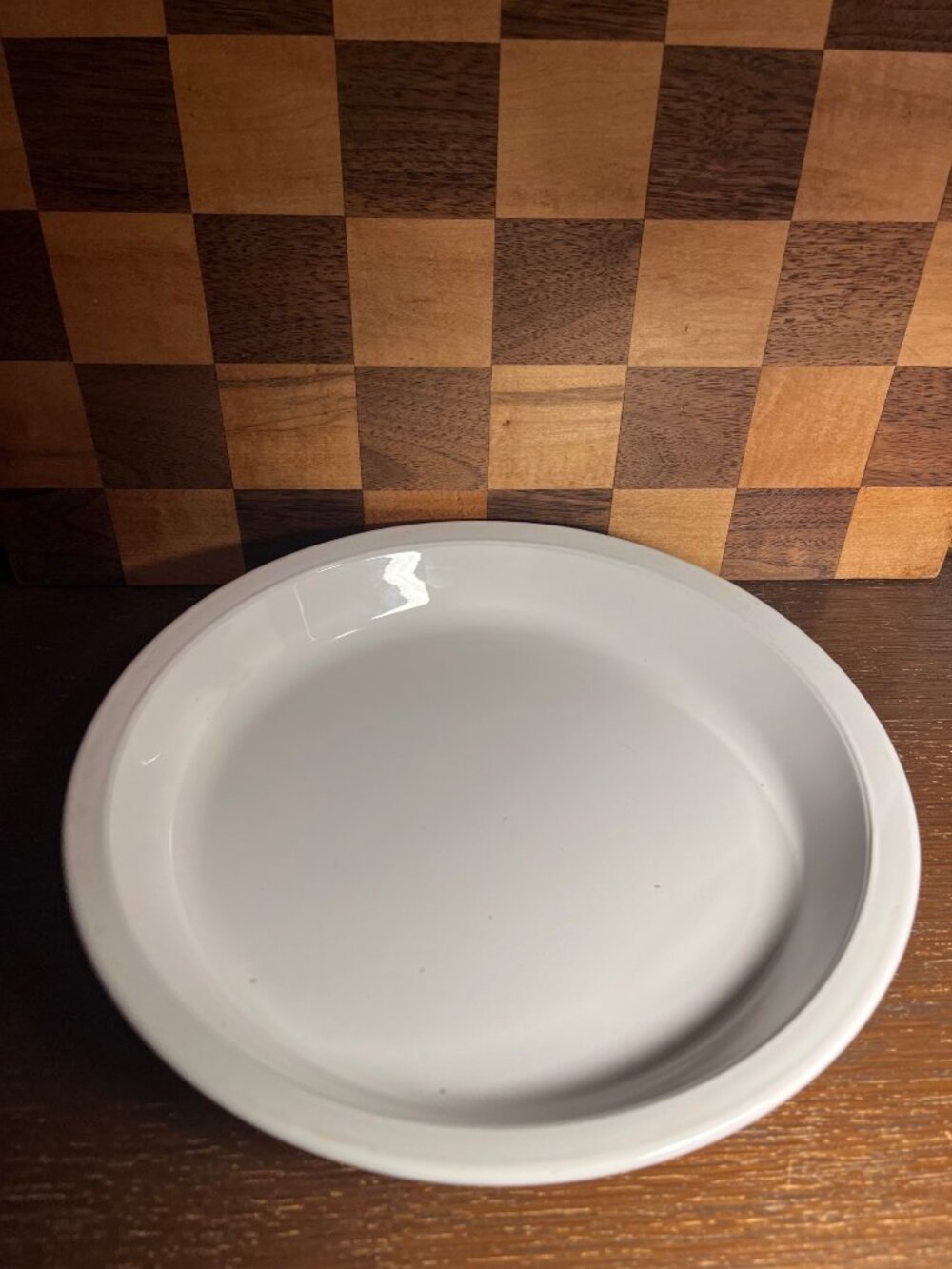 White Corning Ware Pie Plate A1267